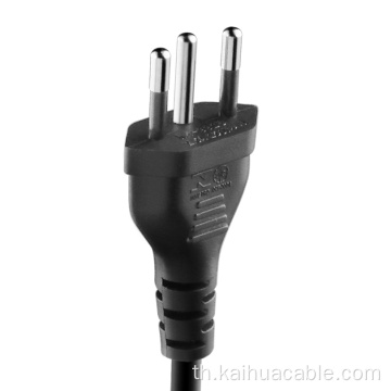 สายไฟ INMETRO Brazilian 3 Pins Plug